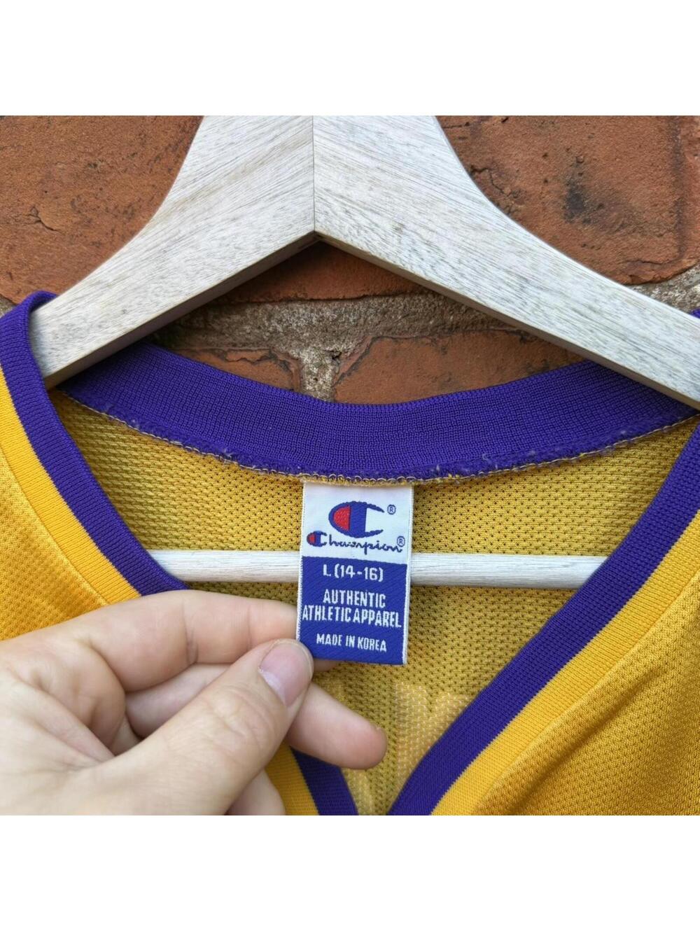 vintage Los Angeles lakers Kobe Bryant champion kids jersey - Picture 6 of 7